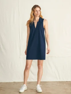 Women Faherty Brand All Day Polo Dress -