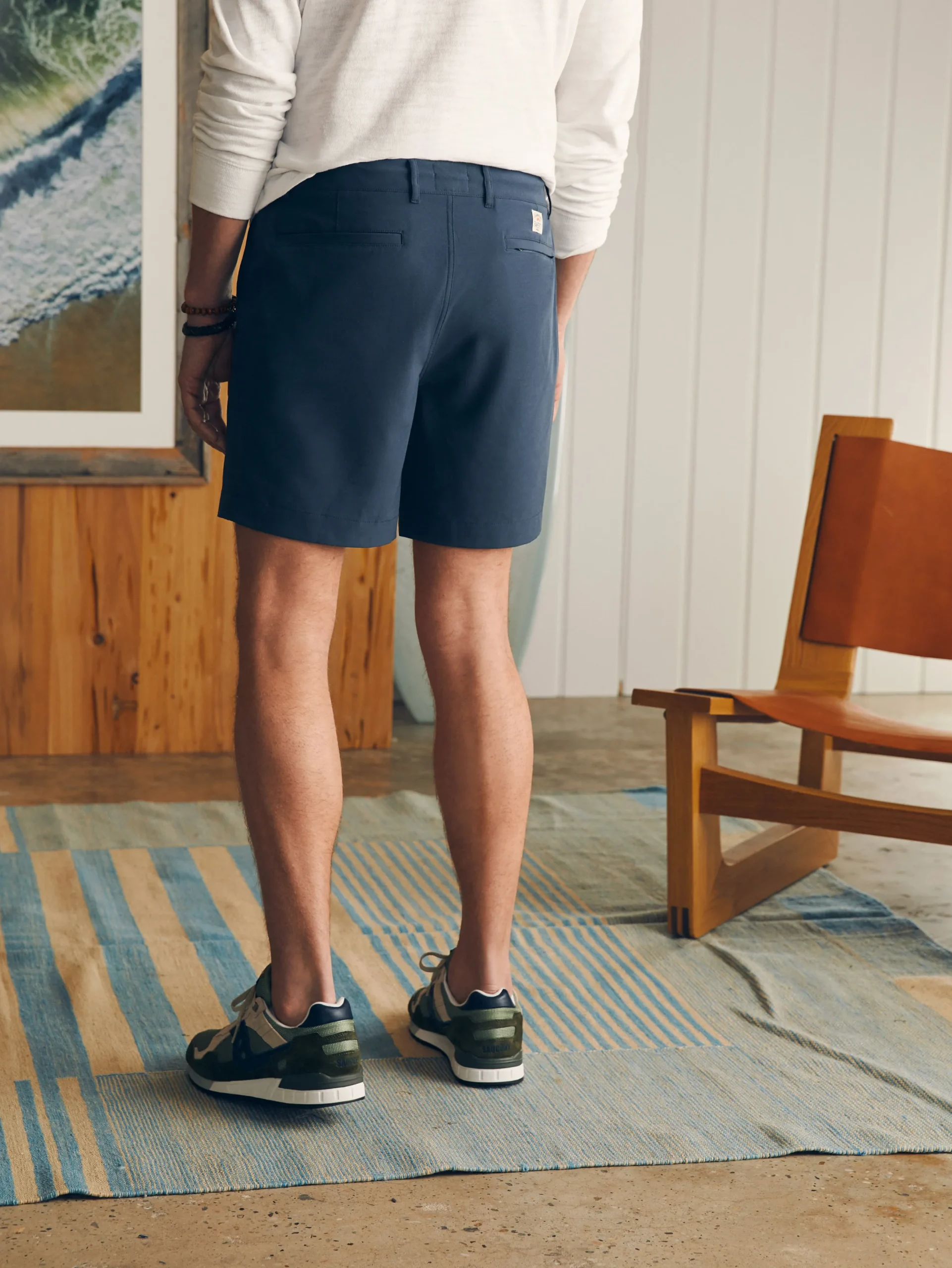 Faherty Brand All Day Shorts (7" Inseam) -