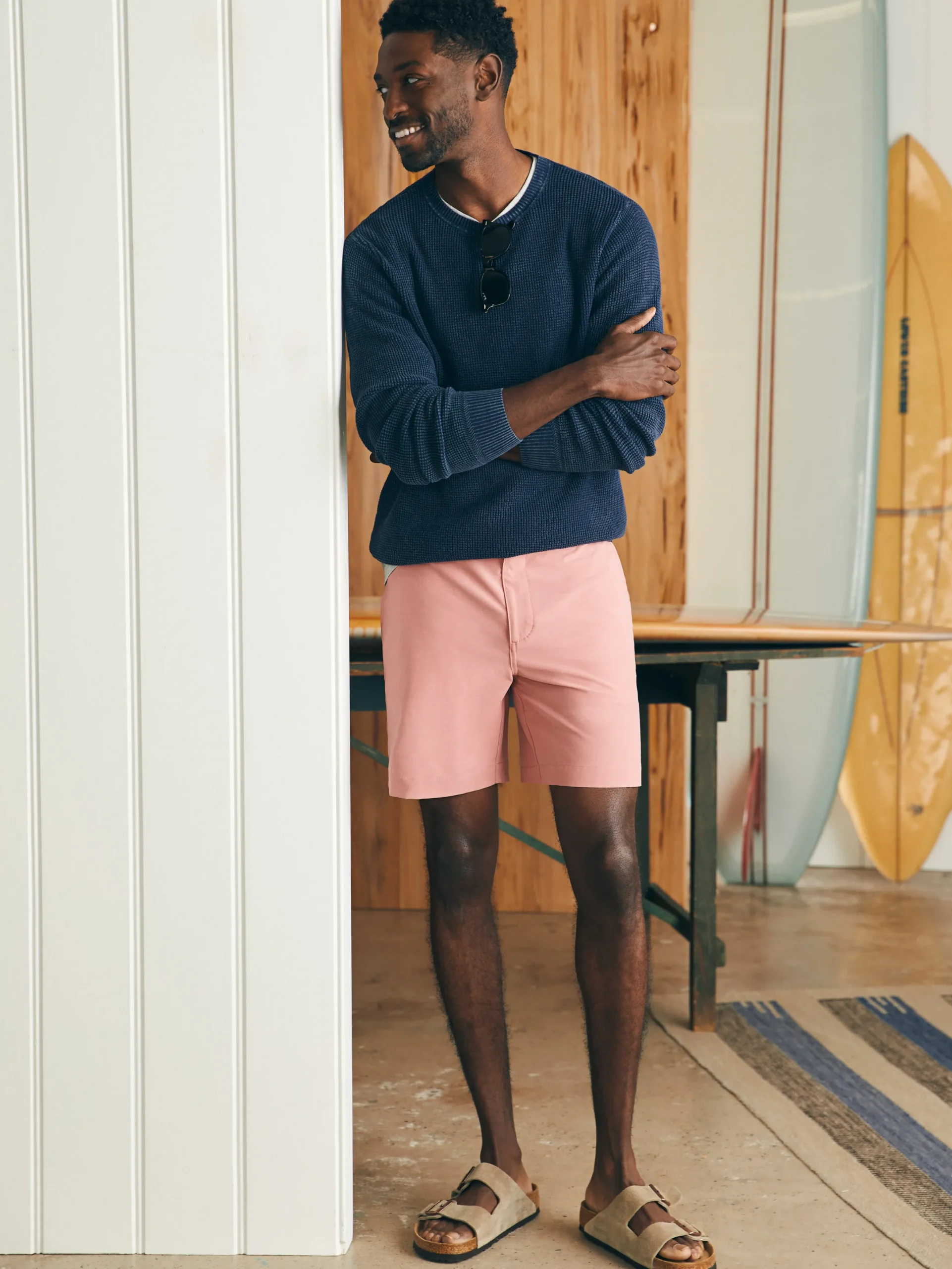 Faherty Brand All Day Shorts (7" Inseam) -
