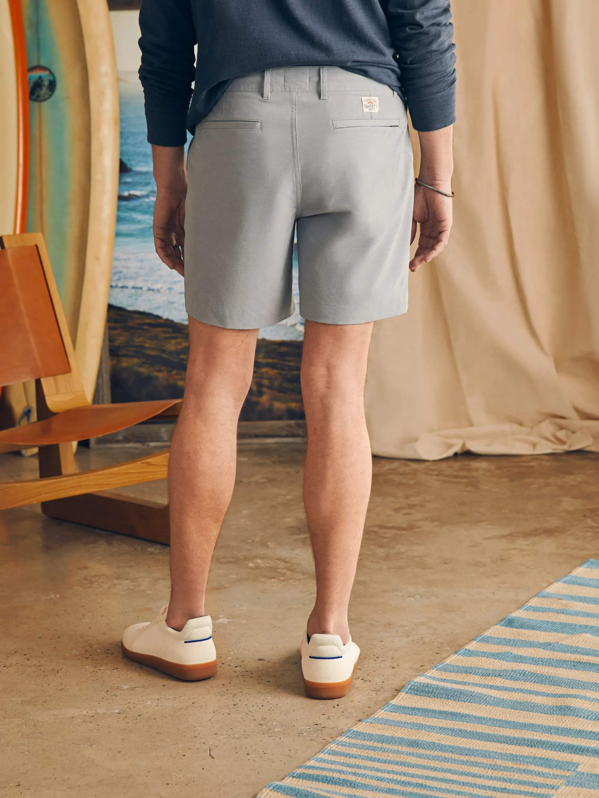 Faherty Brand All Day Shorts (7" Inseam) -