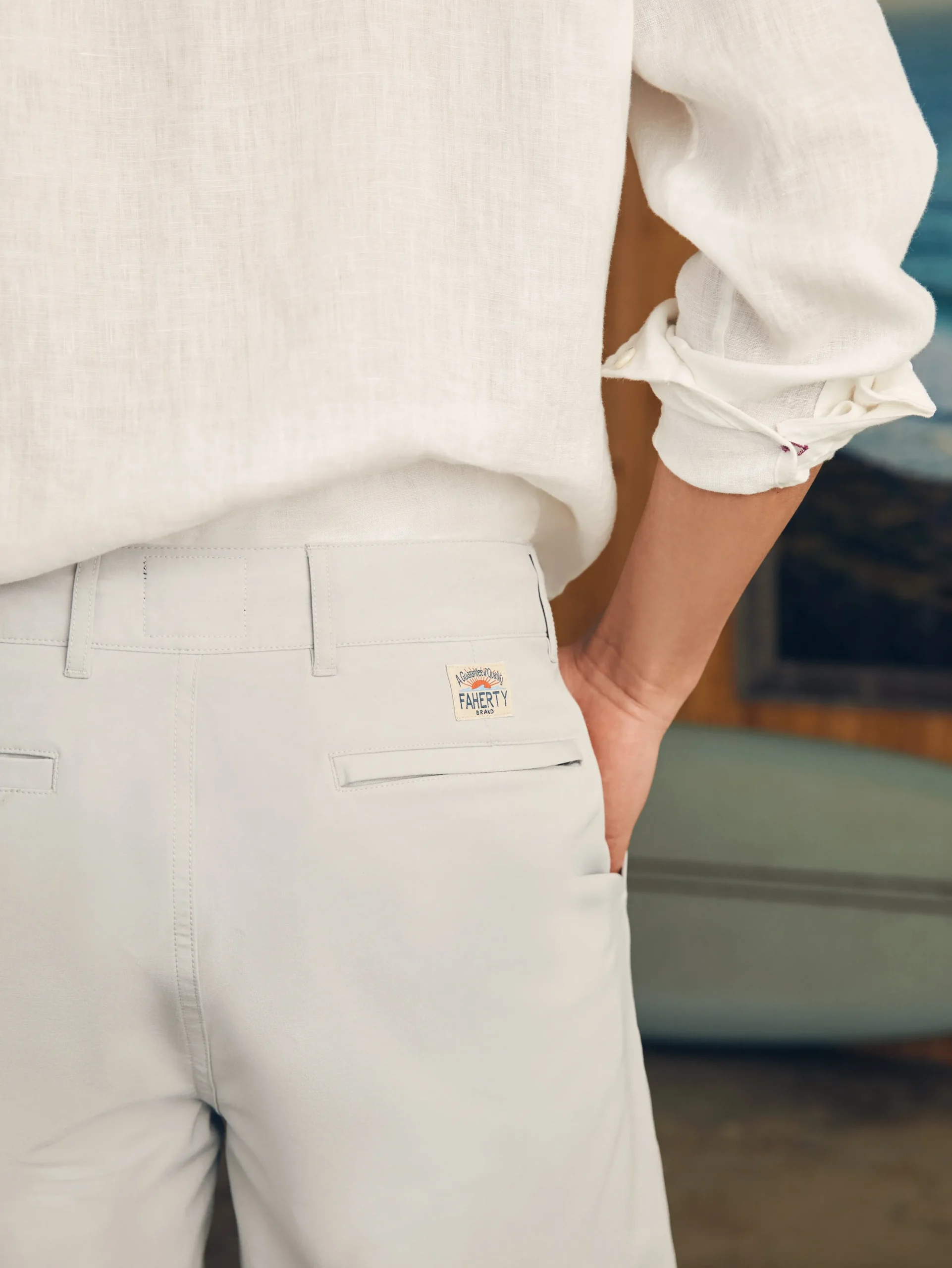 Faherty Brand All Day Shorts (7" Inseam) -