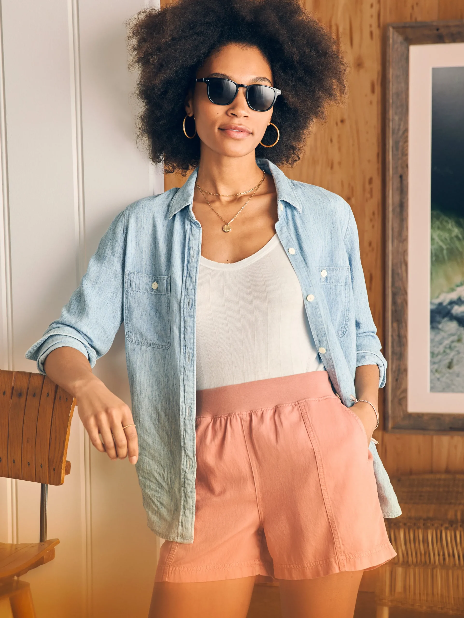 Women Faherty Brand Arlie Short -
