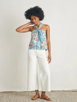 Women Faherty Brand Bay Twist Top -