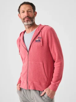 Faherty Brand Beach Fleece Zip Hoodie -
