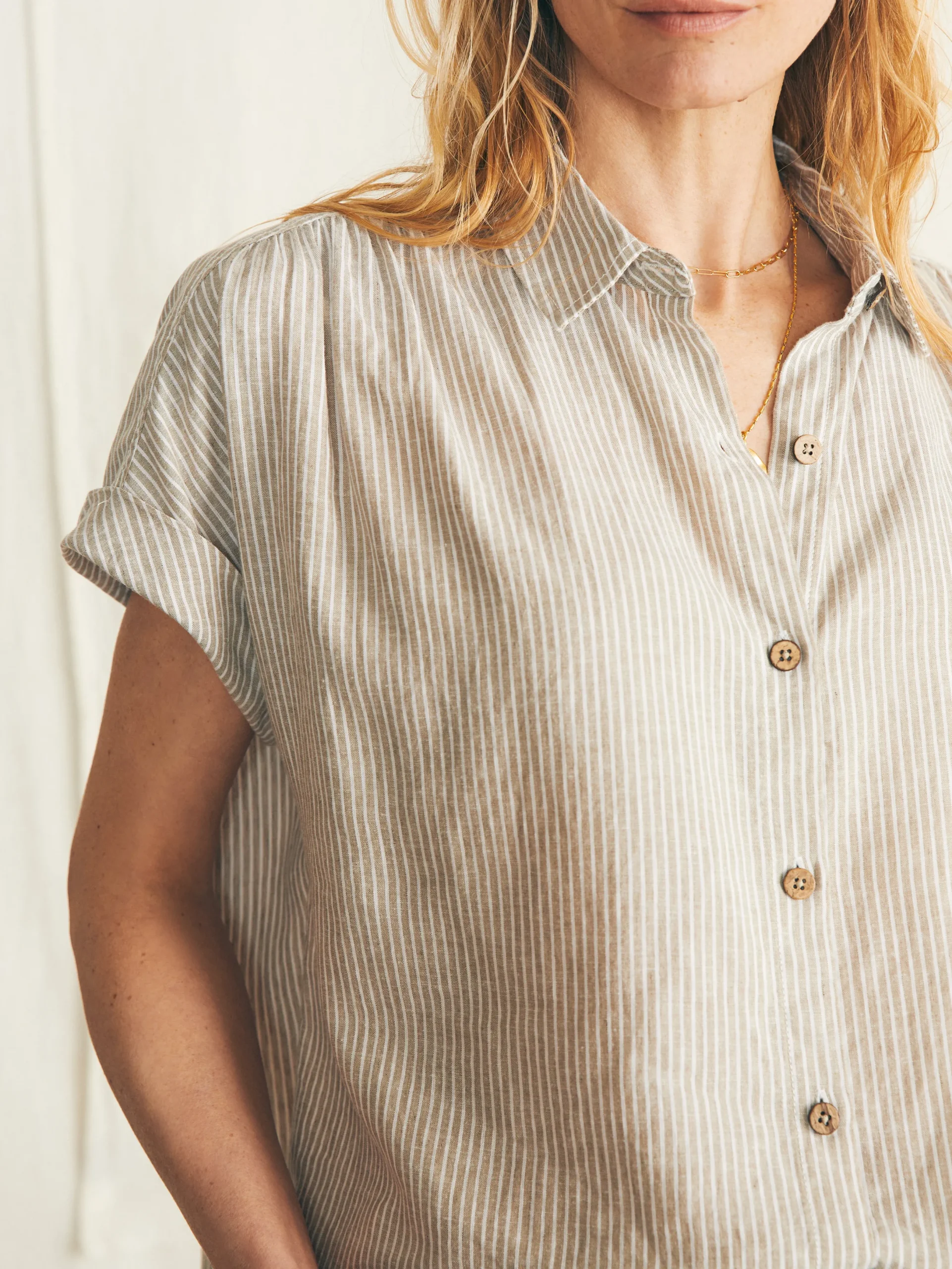 Women Faherty Brand Breeze Shirt -