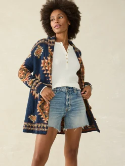 Women Faherty Brand B.YELLOWTAIL Lodge Cardigan -