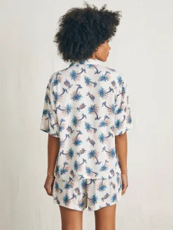 Women Faherty Brand Cabana Camp Shirt -