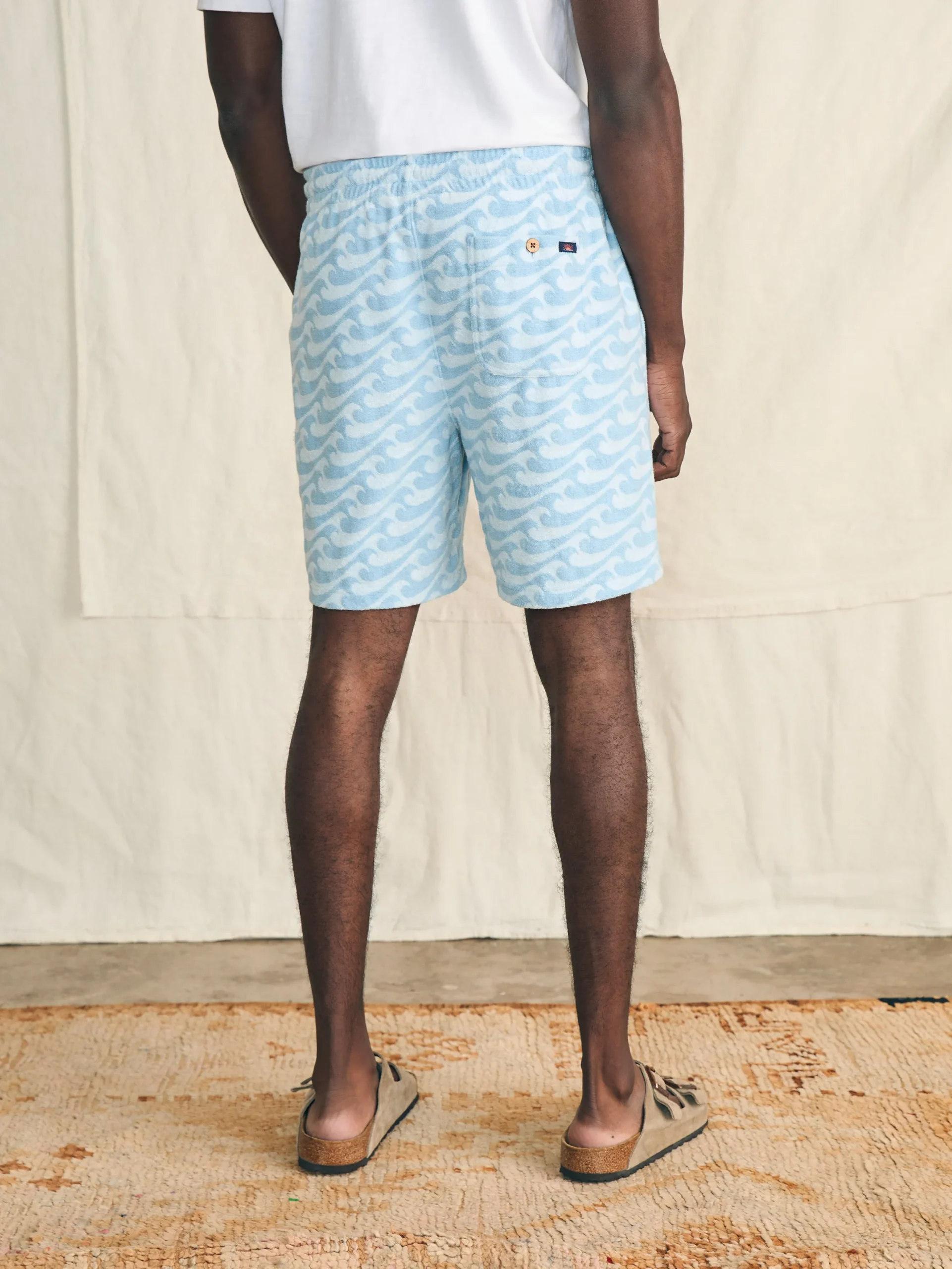 Faherty Brand Cabana Towel Terry Sweatshort -