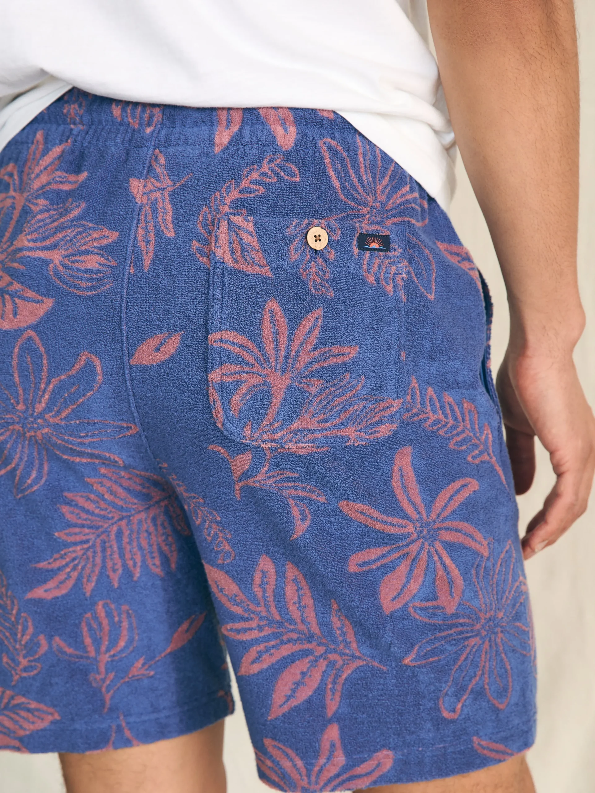 Faherty Brand Cabana Towel Terry Sweatshort -