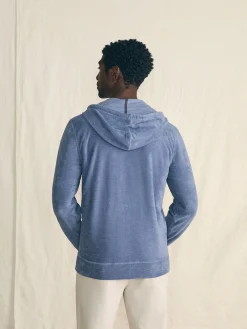 Faherty Brand Cabana Towel Terry Zip Hoodie -