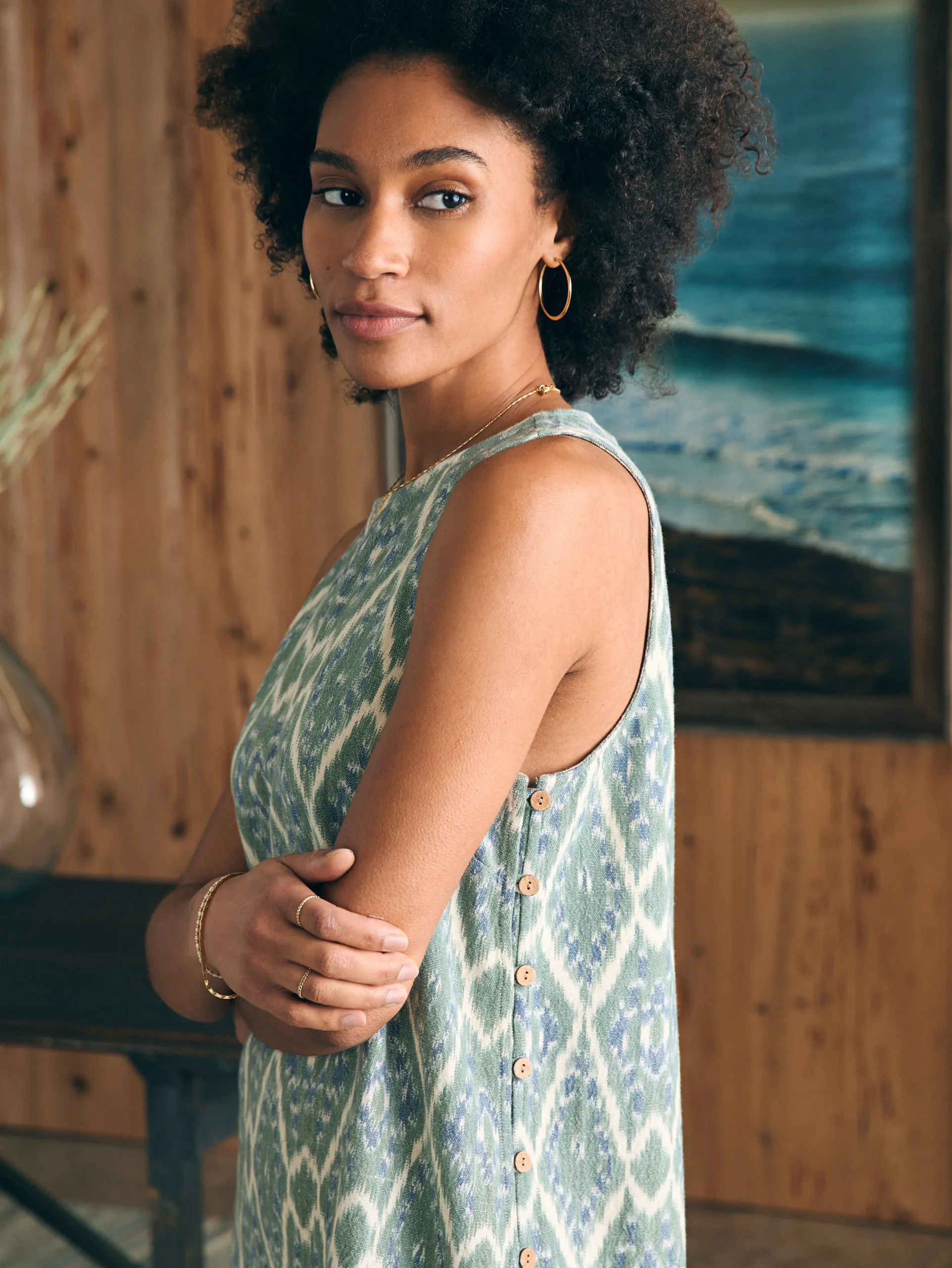 Women Faherty Brand Carini Dress -