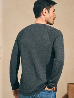 Faherty Brand Cloud Cotton Long-Sleeve Henley (Tall) -