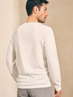 Faherty Brand Cloud Cotton Long-Sleeve Henley (Tall) -