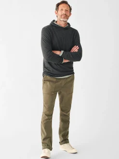 Faherty Brand Cloud Cotton Reversible Hoodie -