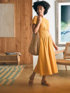 Women Faherty Brand Coast To Coast Midi Dress -