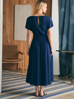 Women Faherty Brand Coast To Coast Midi Dress -