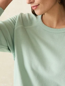 Women Faherty Brand Coastal Cloud Crew -
