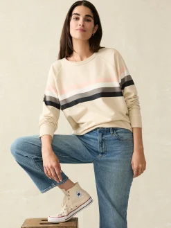 Women Faherty Brand Coastal Cloud Crew -