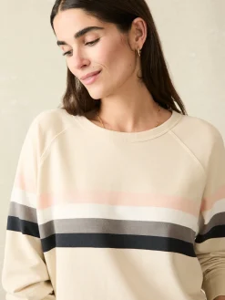 Women Faherty Brand Coastal Cloud Crew -