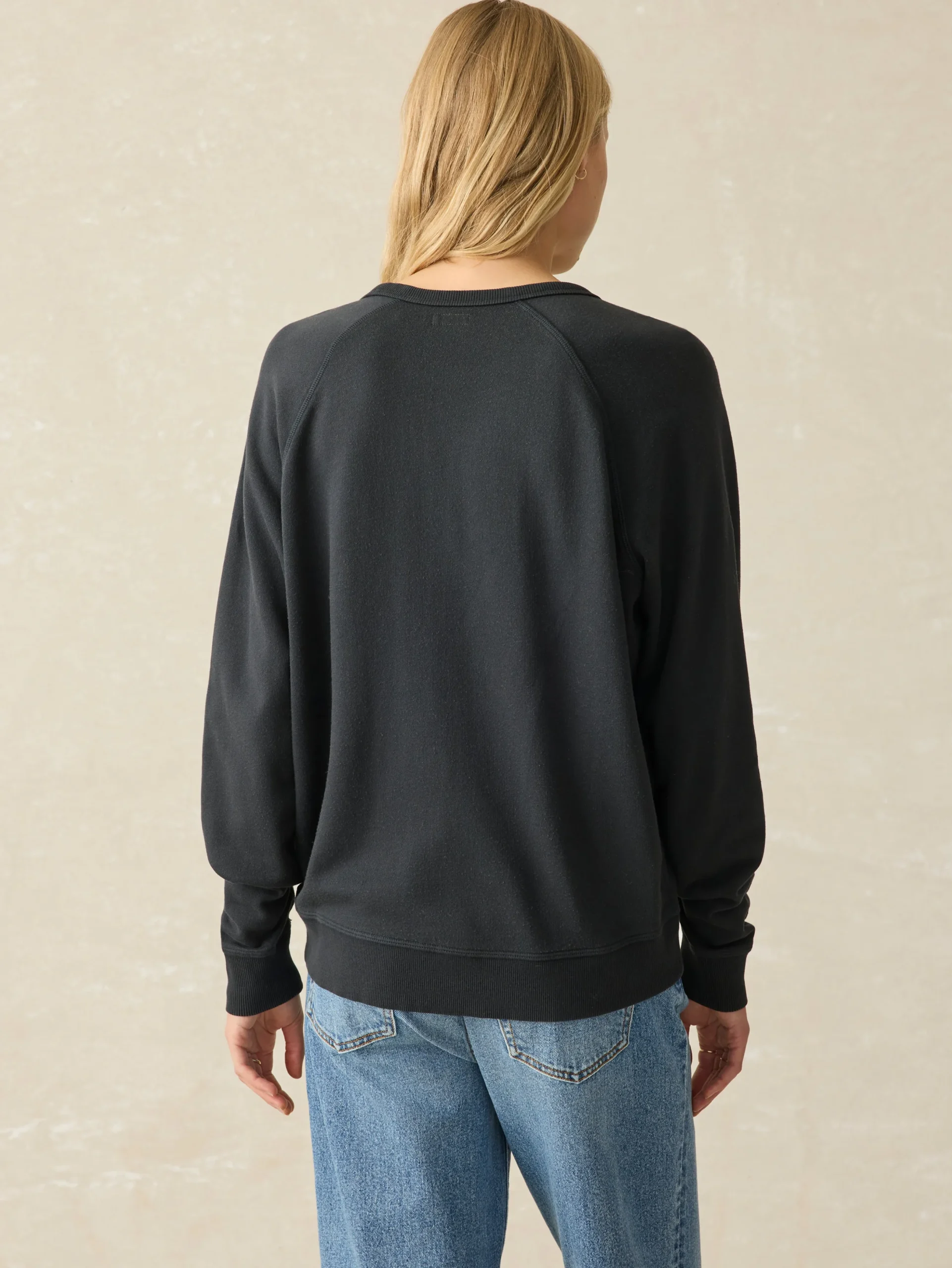 Women Faherty Brand Coastal Cloud Crew -