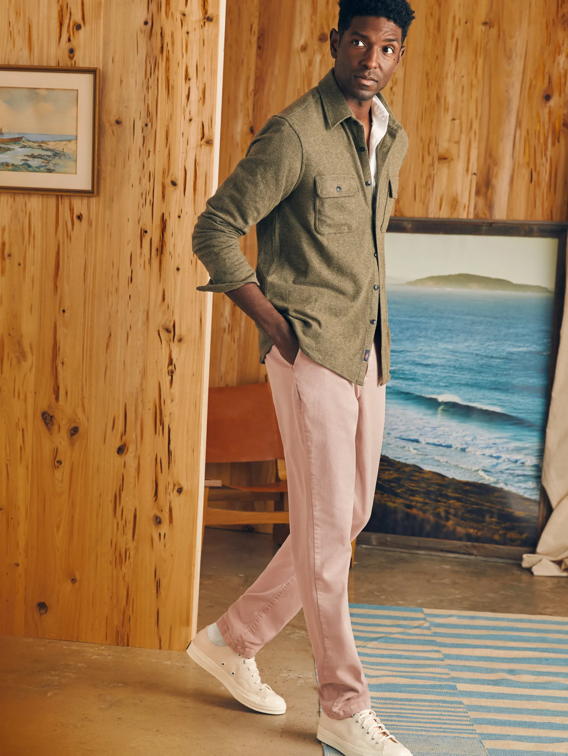 Faherty Brand Coastline Stretch Chino (32" Inseam) -