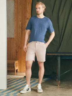 Faherty Brand Coastline Stretch Chino Short (8" Inseam) -