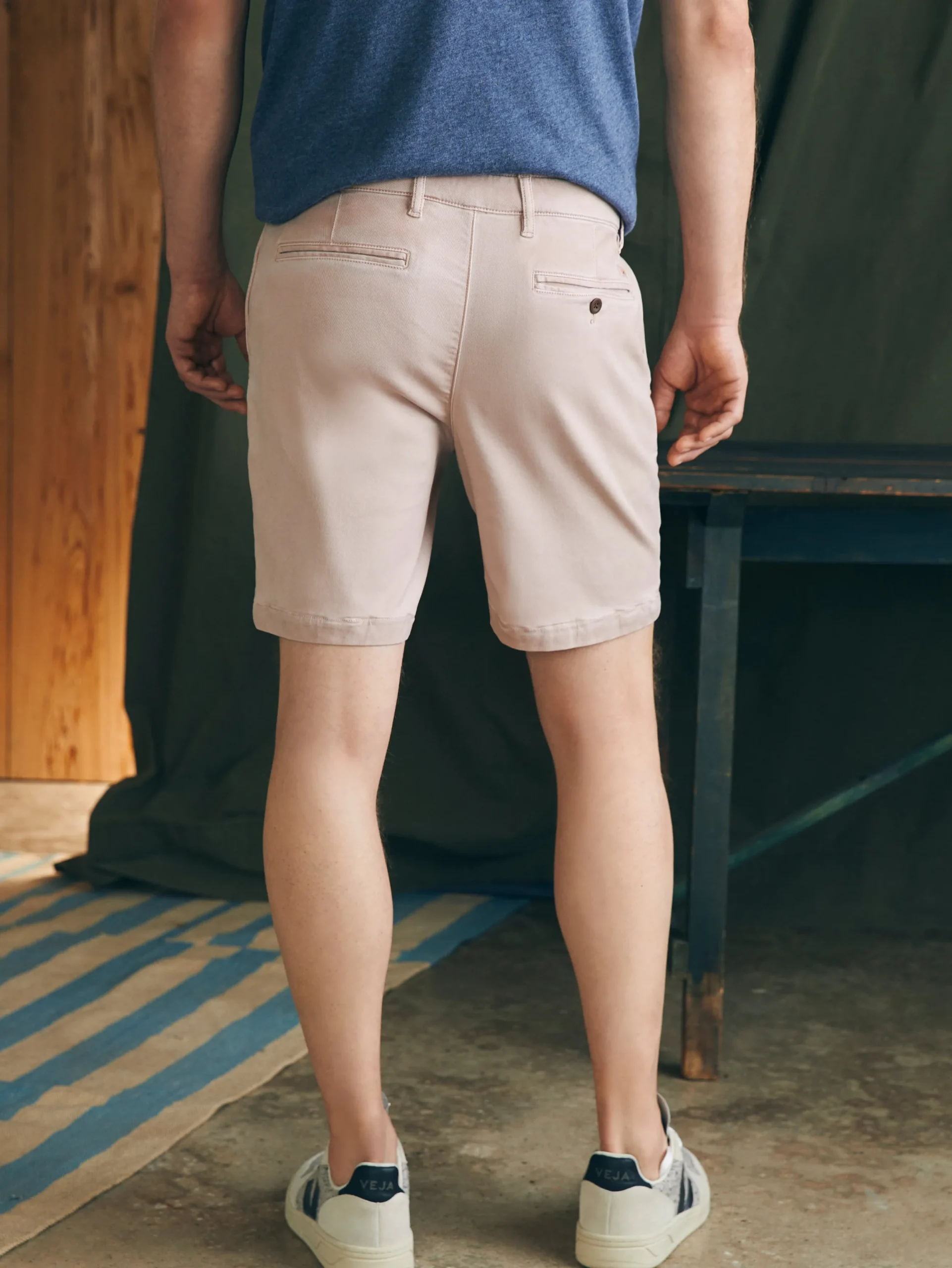 Faherty Brand Coastline Stretch Chino Short (8" Inseam) -