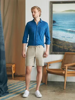 Faherty Brand Coastline Stretch Chino Short (8" Inseam) -