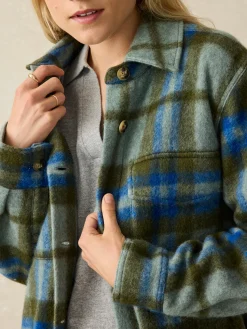 Women Faherty Brand Cotswold Shirt Jacket -