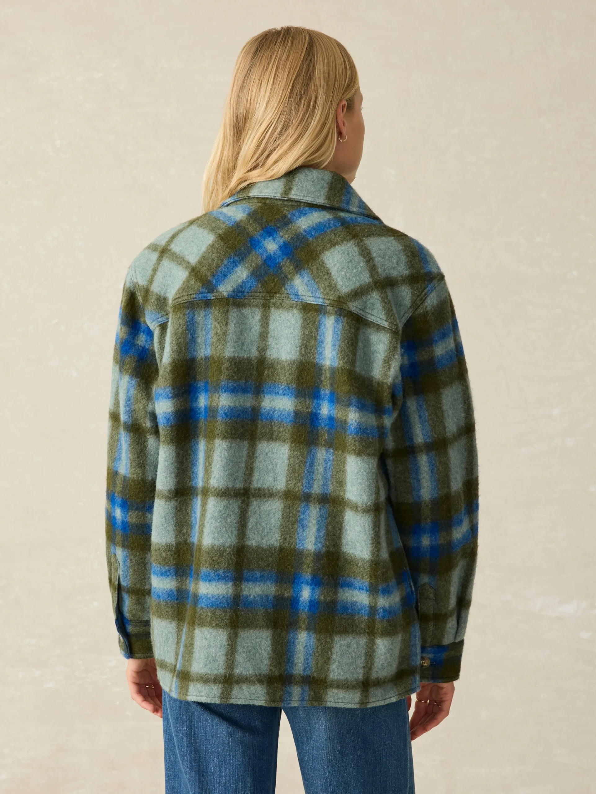 Women Faherty Brand Cotswold Shirt Jacket -