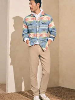 Faherty Brand Doug Good Feather Canyon Overshirt -