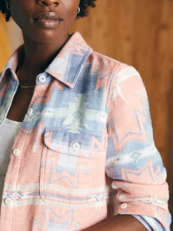 Women Faherty Brand Doug Good Feather Daly Shirt -