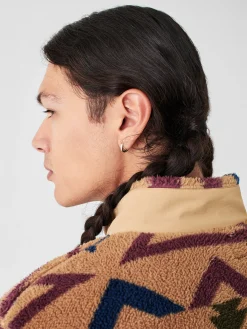 Faherty Brand Doug Good Feather High Pile Fleece Full Zip -