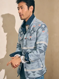 Faherty Brand Doug Good Feather Reversible Bondi Jacket -