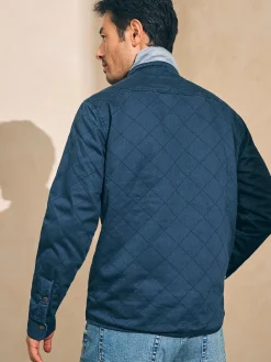 Faherty Brand Doug Good Feather Reversible Bondi Jacket -