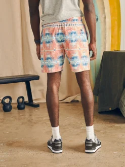 Faherty Brand Doug Good Feather Shorelite Active Swim Short (7