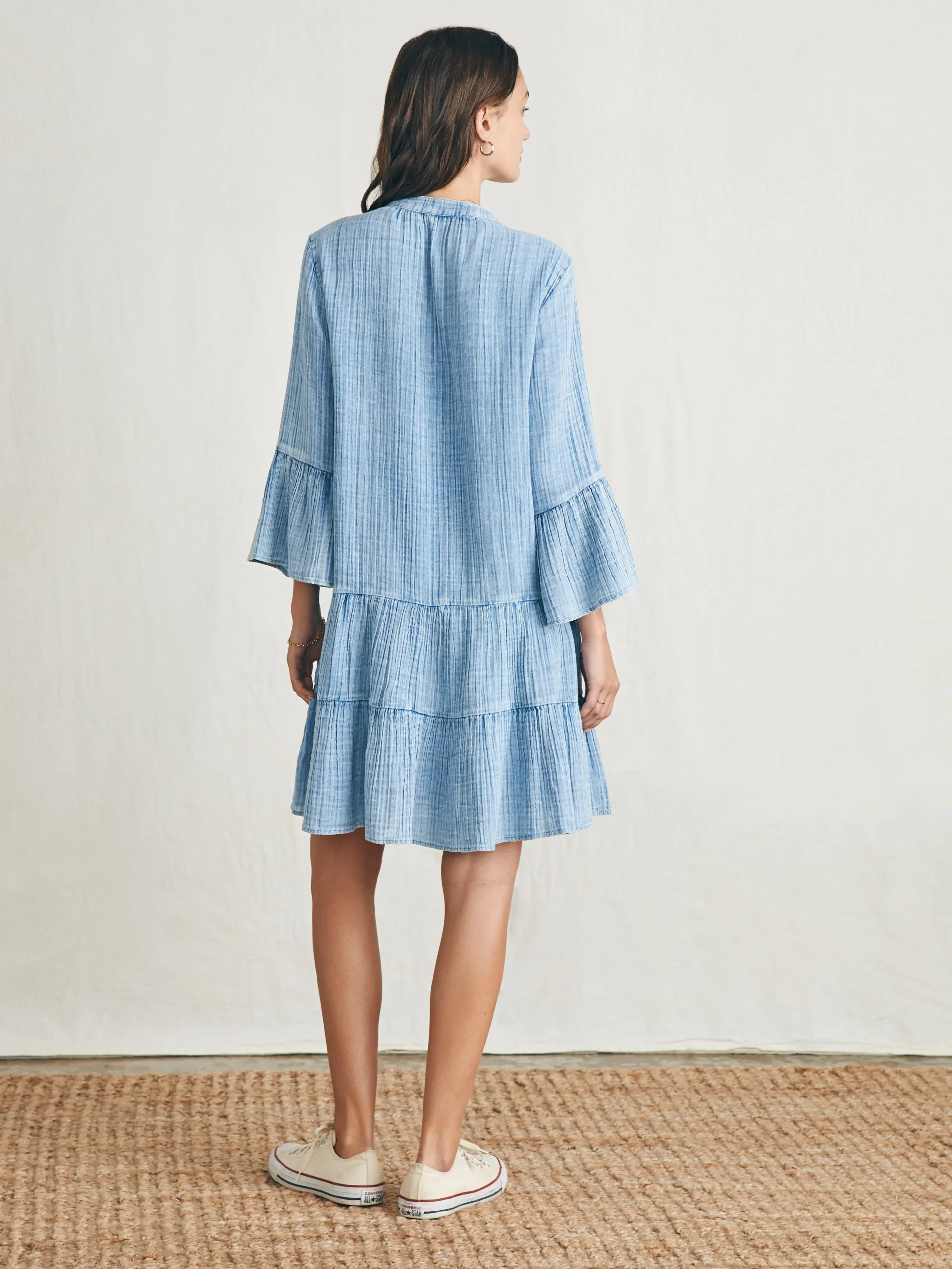 Women Faherty Brand Dream Cotton Gauze Kasey Dress -