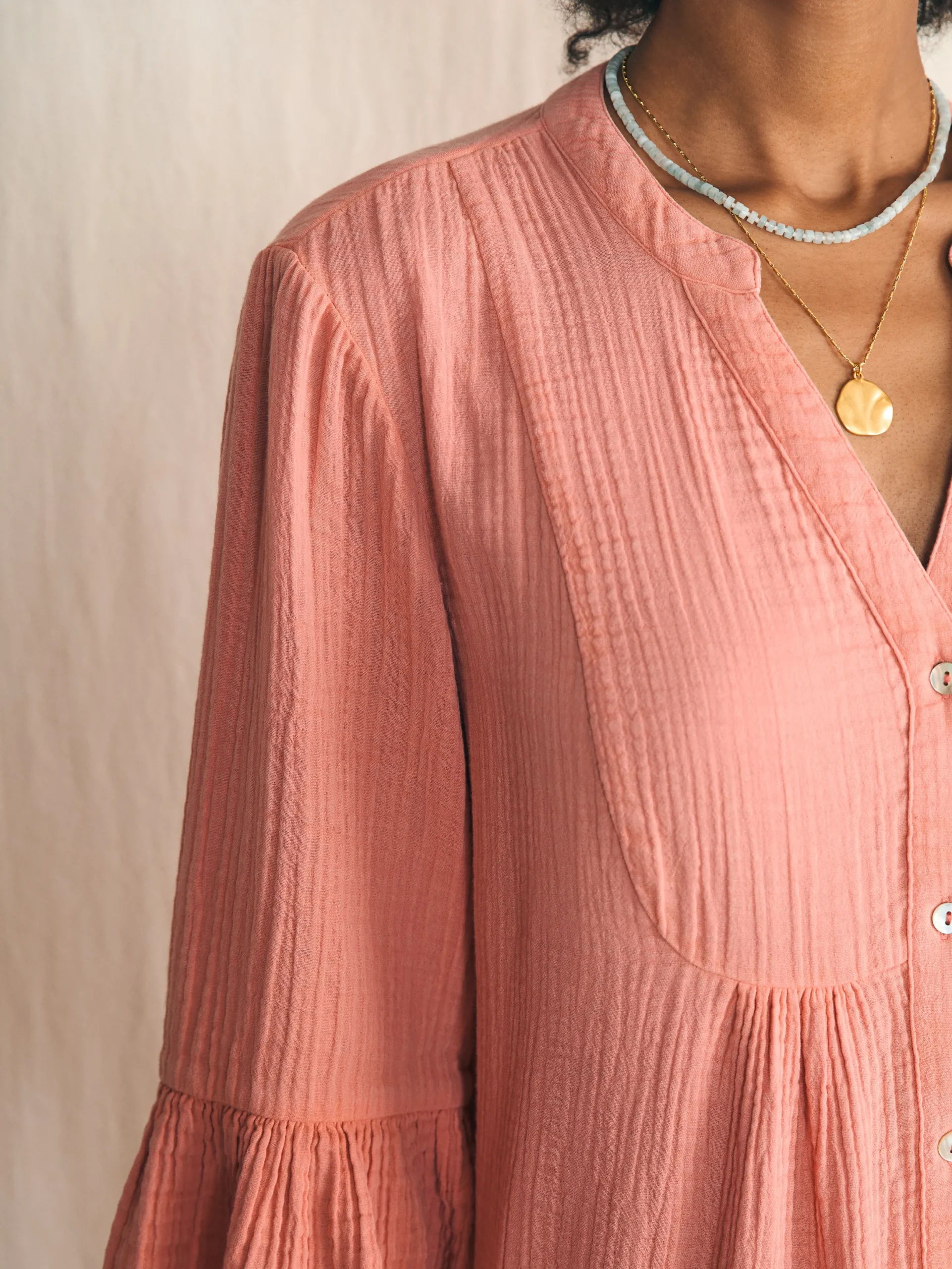 Women Faherty Brand Dream Cotton Gauze Kasey Dress -