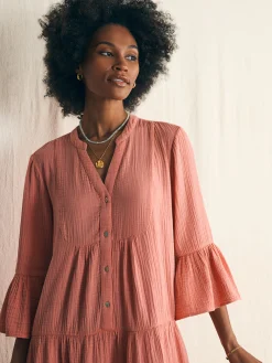 Women Faherty Brand Dream Cotton Gauze Kasey Dress -