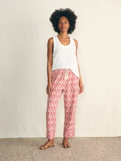 Women Faherty Brand Dream Cotton Gauze Scoop Neck Tank -
