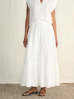 Women Faherty Brand Dream Cotton Gauze Valentina Skirt -