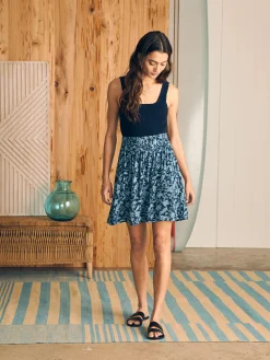 Women Faherty Brand Eliza Mini Skirt -