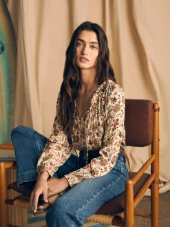Women Faherty Brand Emery Top -