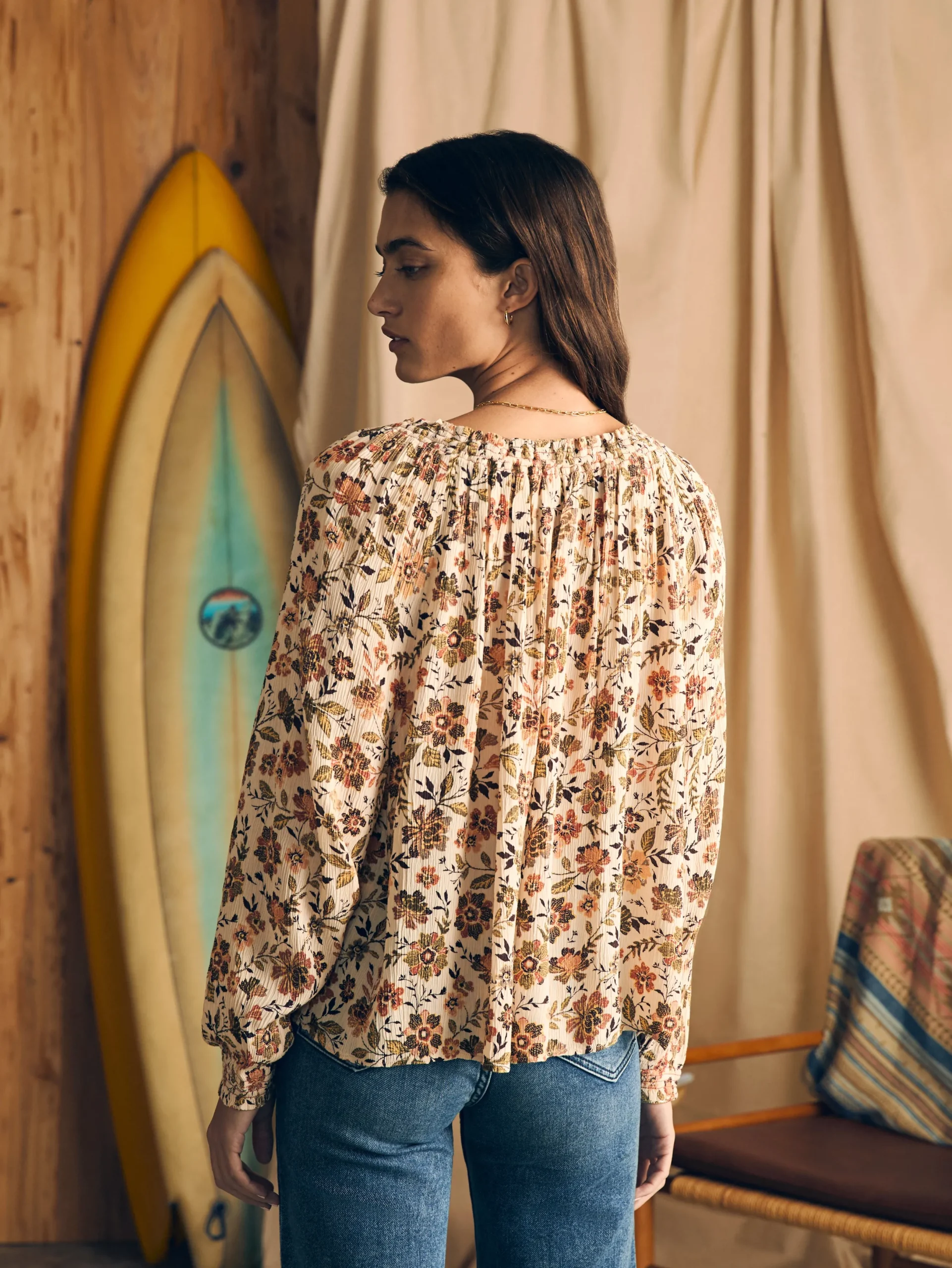 Women Faherty Brand Emery Top -
