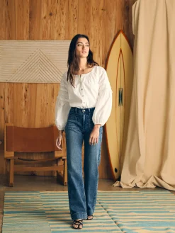 Women Faherty Brand Enna Top -