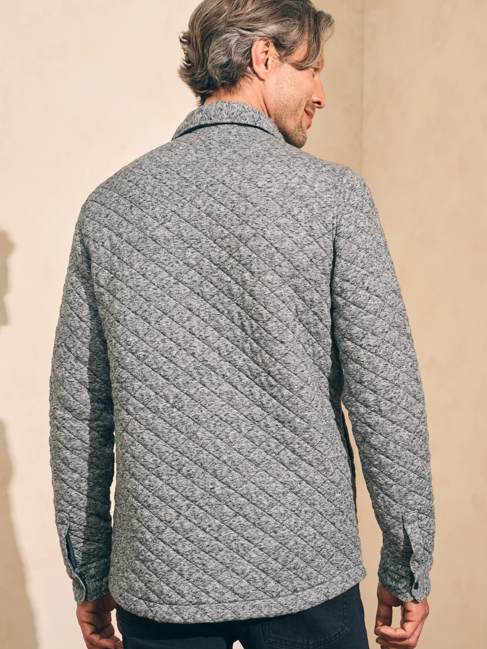 Faherty Brand Epic Quilted Fleece CPO (Tall) -