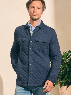 Faherty Brand Epic Quilted Fleece CPO (Tall) -