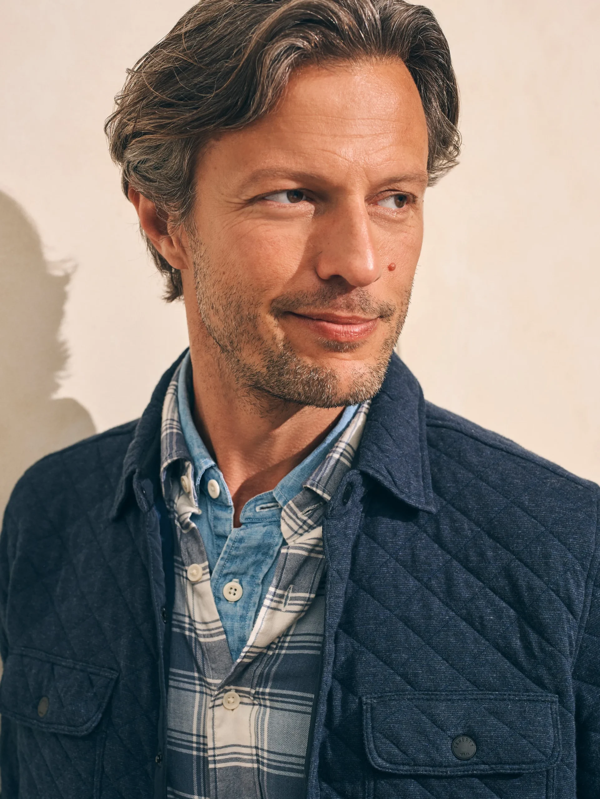 Faherty Brand Epic Quilted Fleece CPO (Tall) -