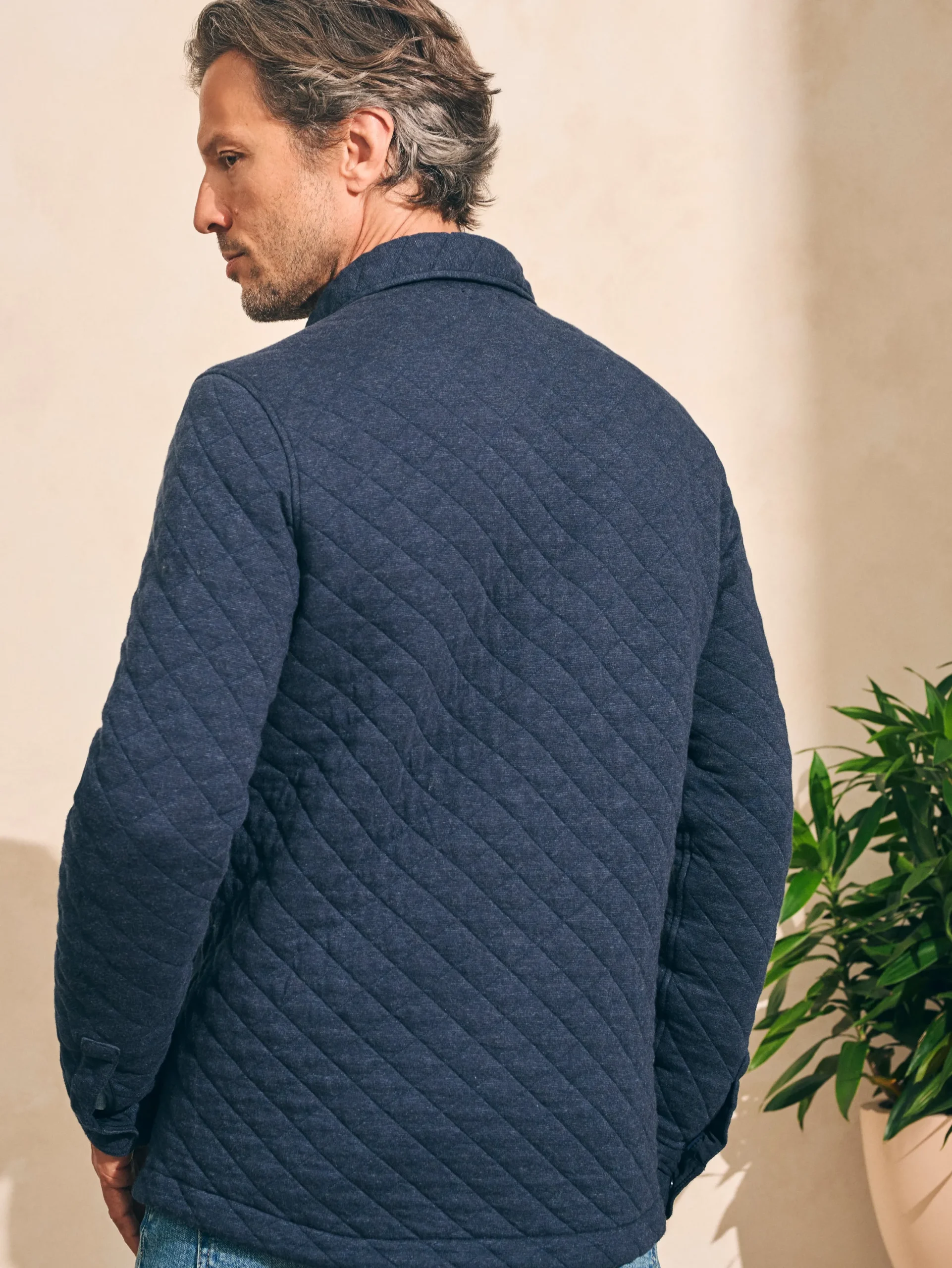 Faherty Brand Epic Quilted Fleece CPO (Tall) -