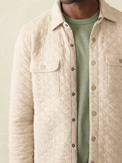 Faherty Brand Epic Quilted Fleece CPO (Tall) -